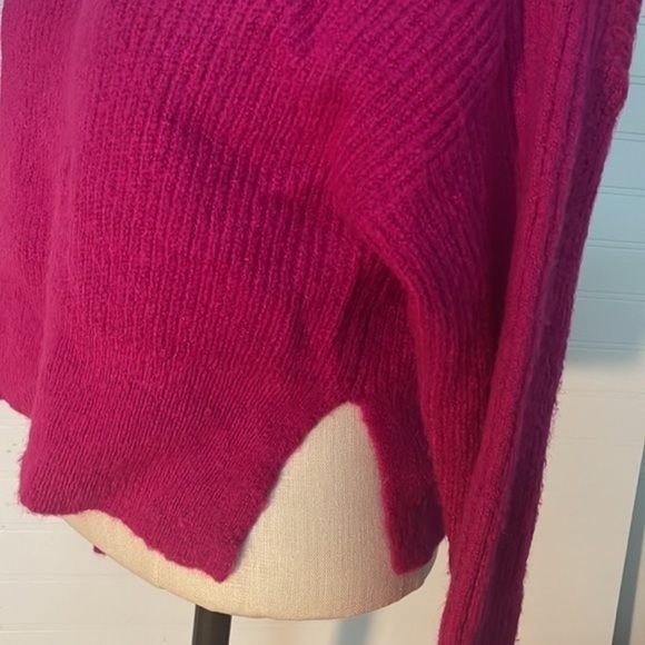 Eloide cropped women’s sweater pink long sleeve NWT SZ XS - Picture 5 of 8